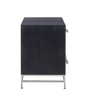 Marcel Navy Nightstand