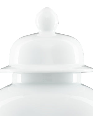 Imperial White Ginger Jar