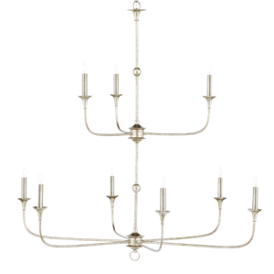 Nottaway Two-Tier Champagne Chandelier