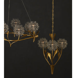 Dandelion Silver & Gold Pendant