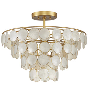 Bon Vivant Small Semi-Flush Mount