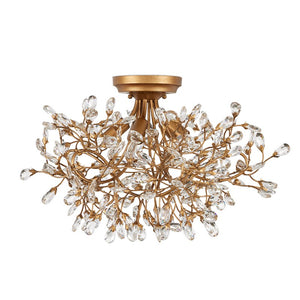 Crystal Bud Semi-Flush Mount