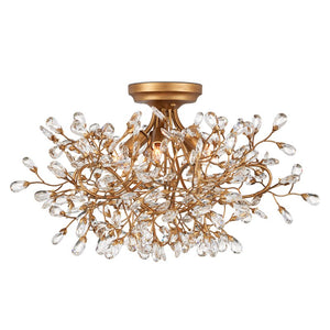 Crystal Bud Semi-Flush Mount