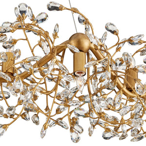 Crystal Bud Grande Ring Chandelier