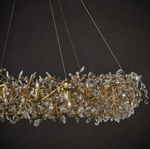 Crystal Bud Grande Ring Chandelier