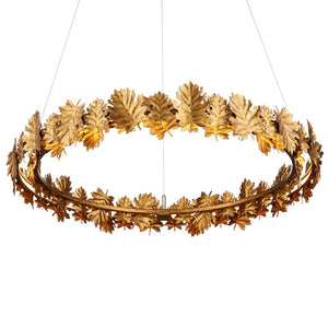 English Oak Chandelier