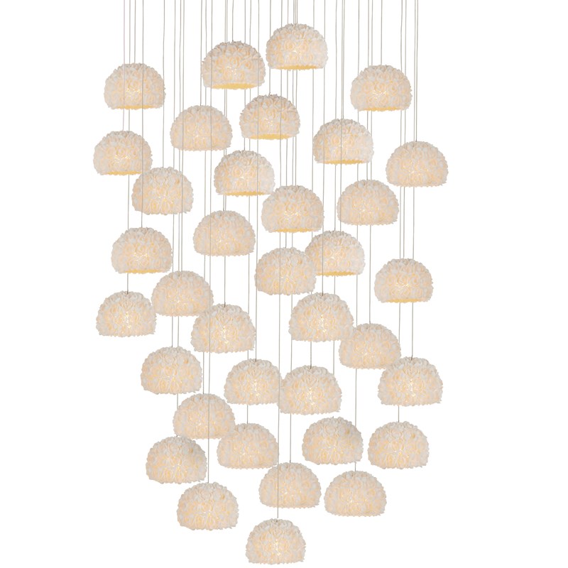 Virtu 36-Light Round Multi-Drop Pendant