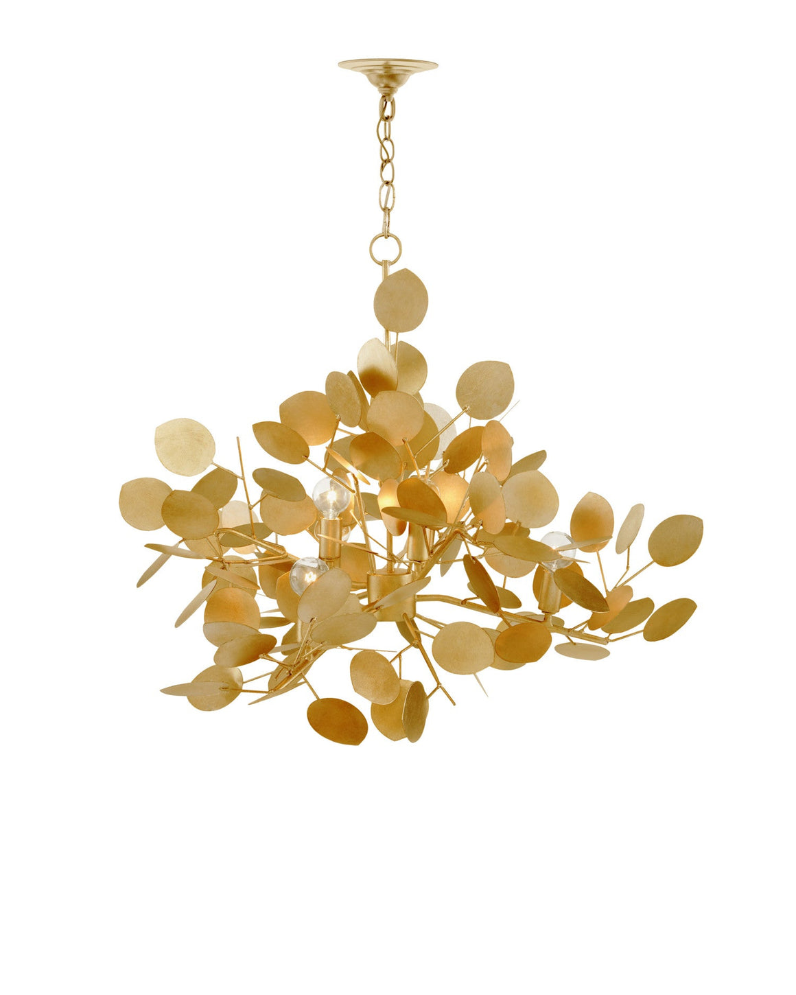 Lunaria Large Gold Chandelier