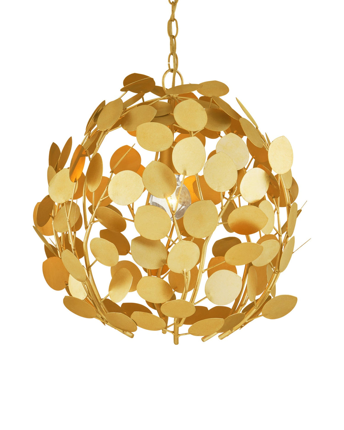 Lunaria Gold Orb Chandelier