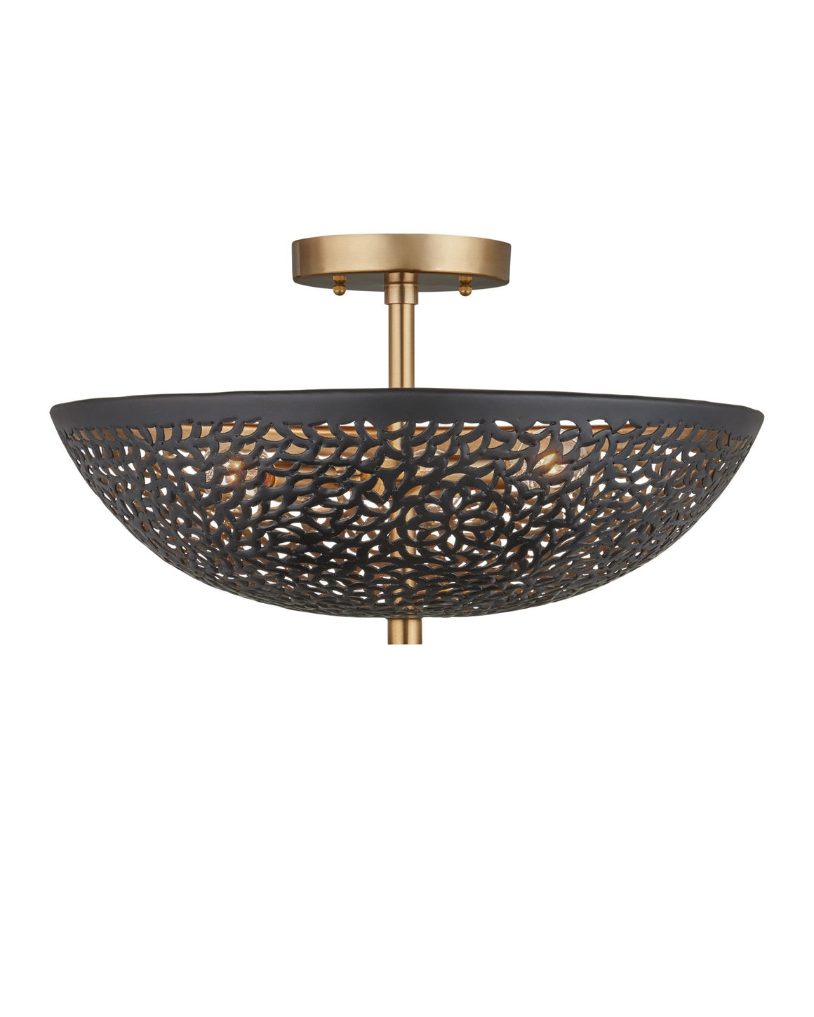 Jali Semi-Flush Mount