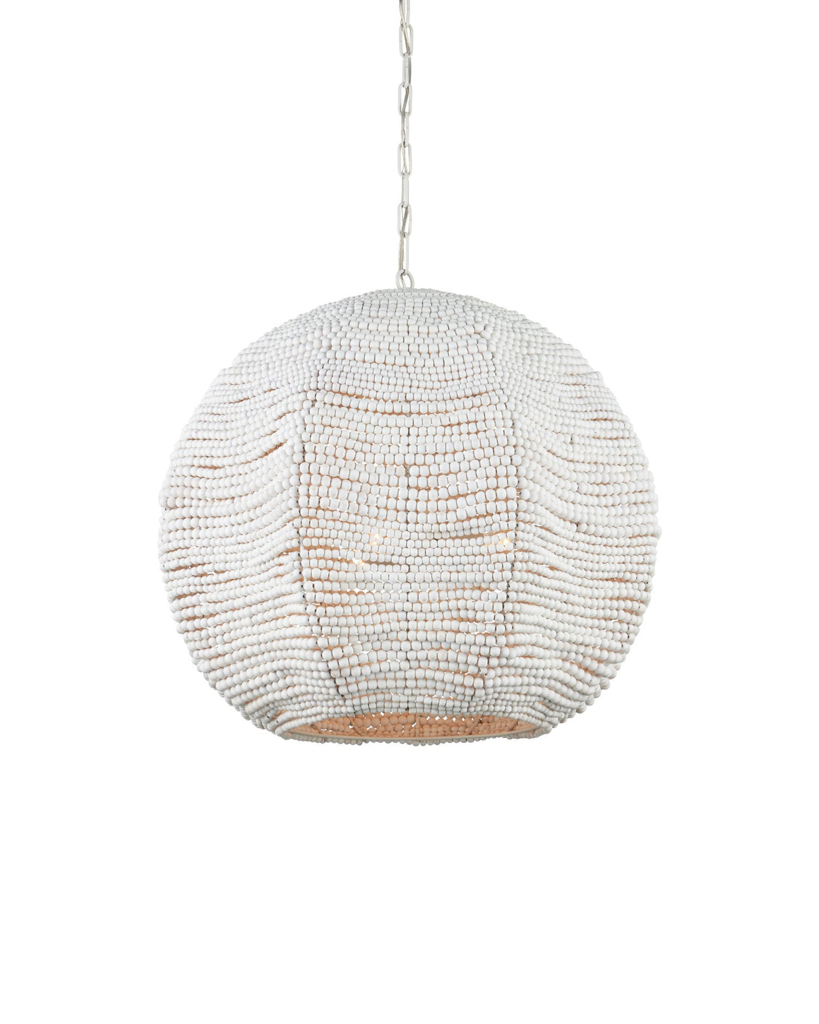 Octavia Large White Pendant