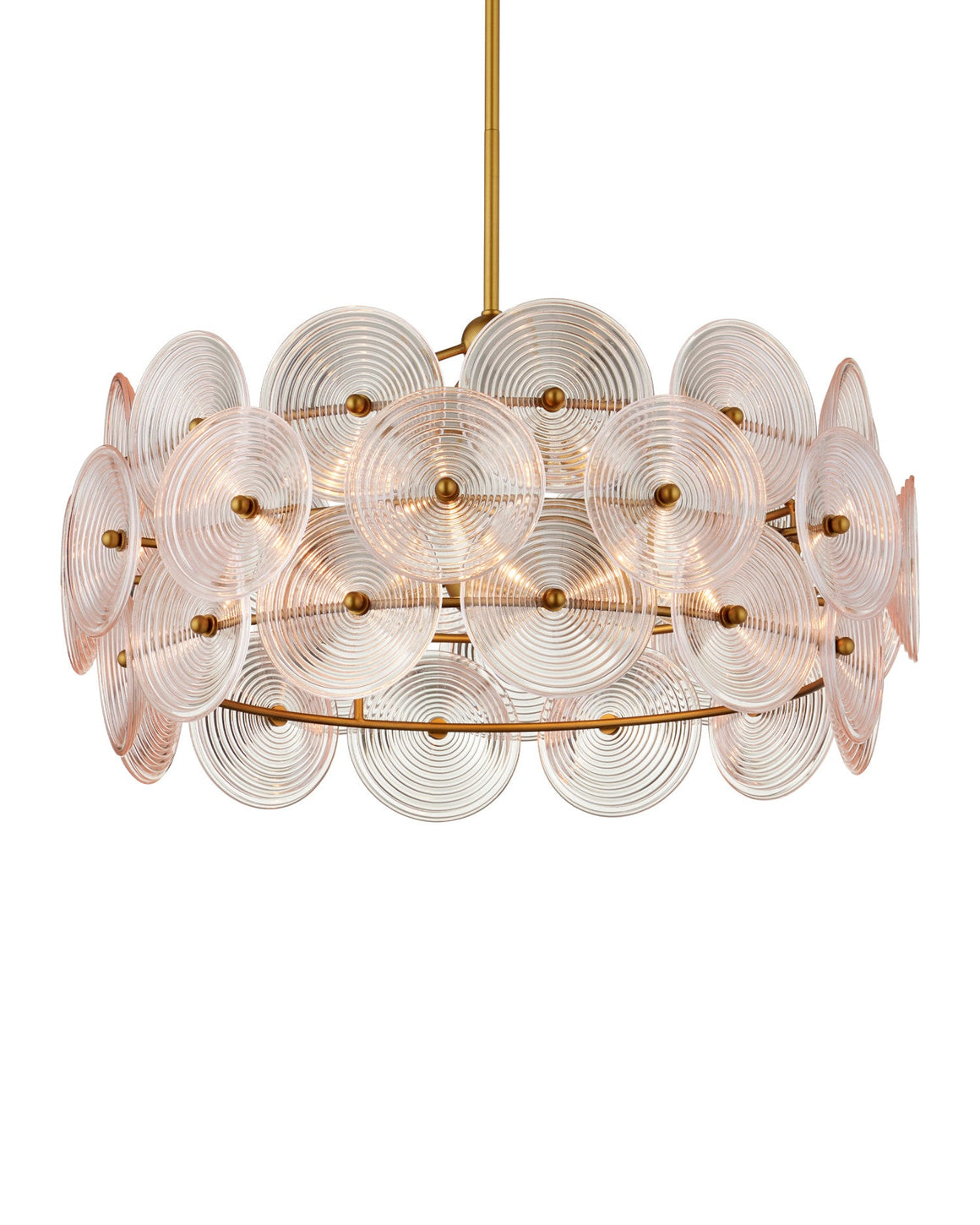 Whirlwind Medium Pink Chandelier