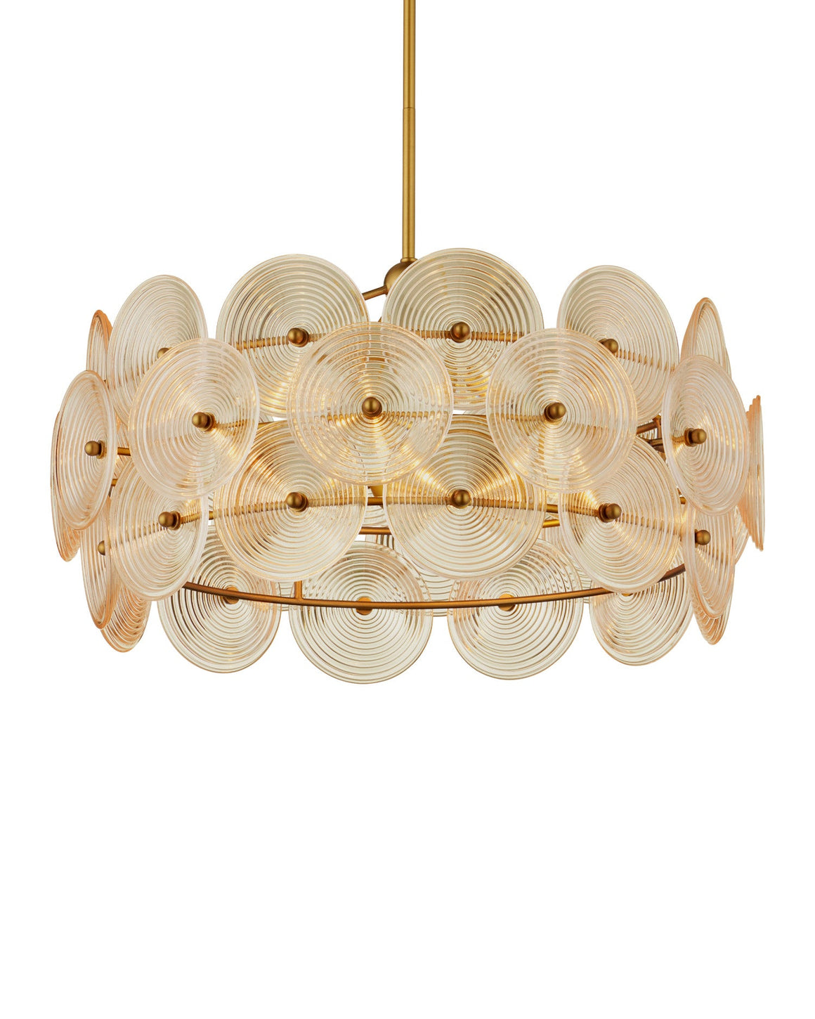 Whirlwind Medium Gold Chandelier