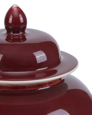 Oxblood Small Temple Jar