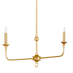 Nottaway Linear Gold Chandelier