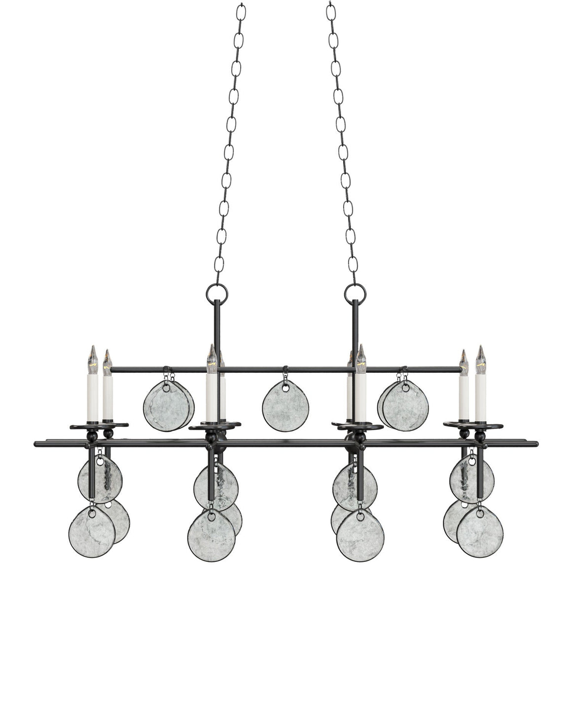 Sethos Black Rectangular Chandelier