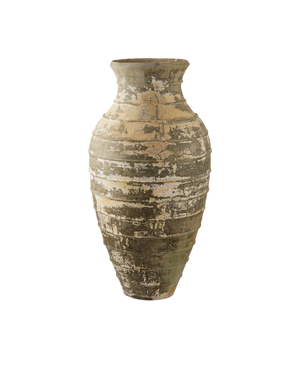 Lipari Extra Large Antique White Urn