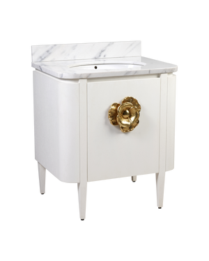 Briallen 30" White Vanity with Oval Undermount Sink