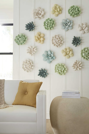 Laui Succulent Wall Art, Sage