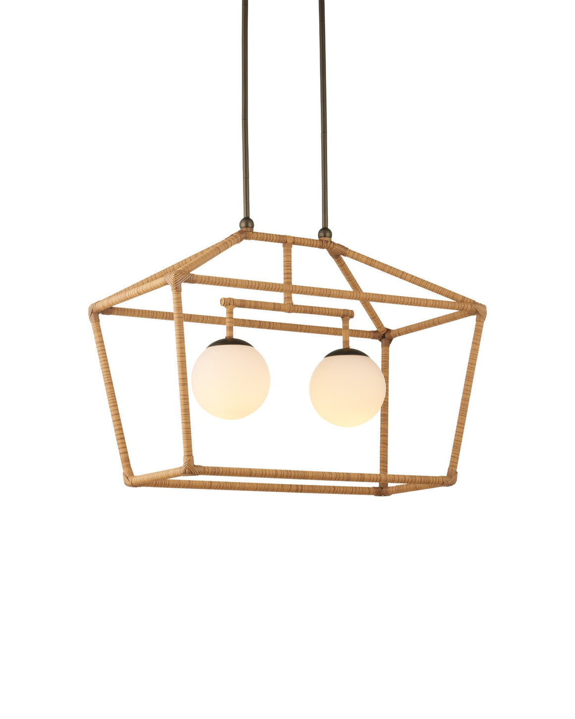 Denison Rectangular Natural Outdoor Lantern