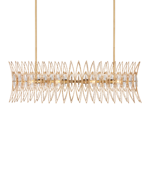Marquise Oval Gold Chandelier