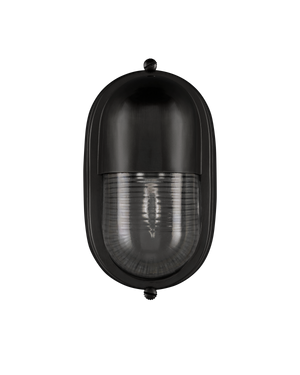 Maritime Black Outdoor Wall Sconce