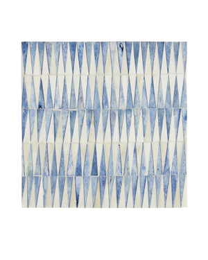 Nadene Blue & White Accent Table