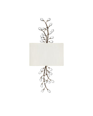 Crystal Bud Tall Wall Sconce