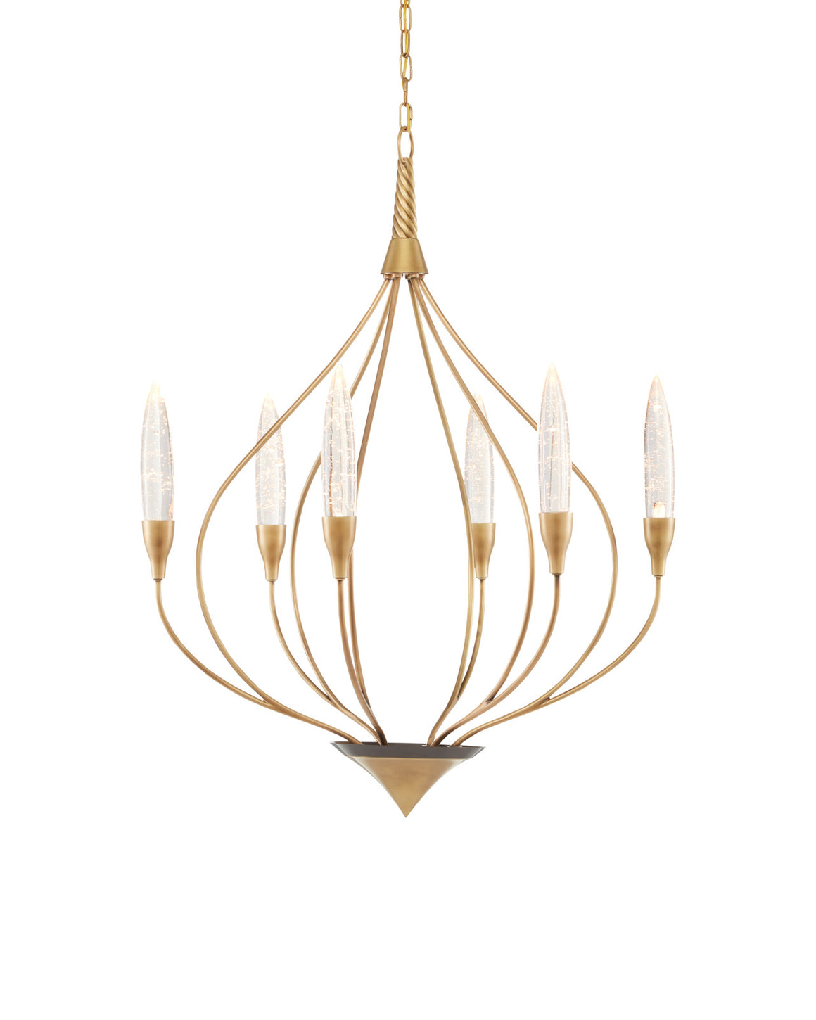 Ischia Brass Chandelier