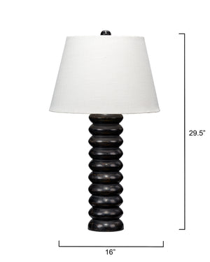 Abacus Table Lamp - Black