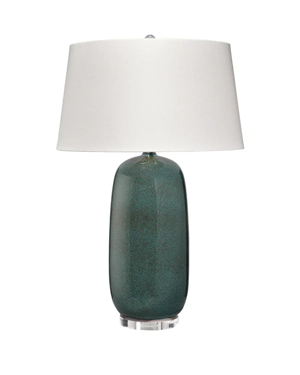 Balsam Table Lamp, Teal Ceramic