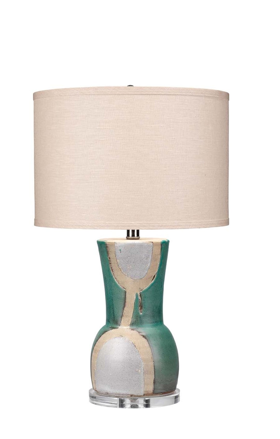 Estel Ceramic Table Lamp with Linen Shade