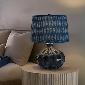 Hershey Ceramic Table Lamp with Cotton Shade