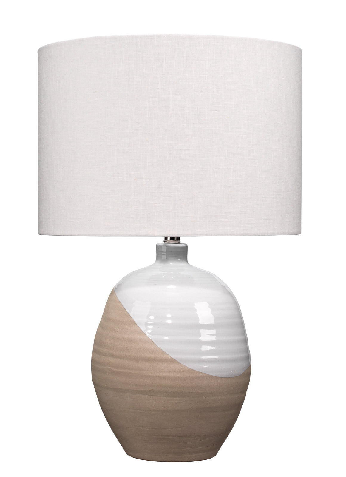 Hillside Ceramic Table Lamp with Linen Shade