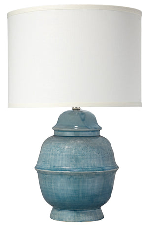 Kaya Ceramic Table Lamp with Linen Shade
