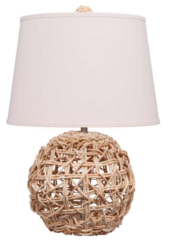 Maui Rope Table Lamp with Linen Shade