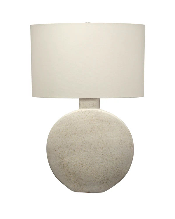 Moon Table Lamp, Cream Ceramic
