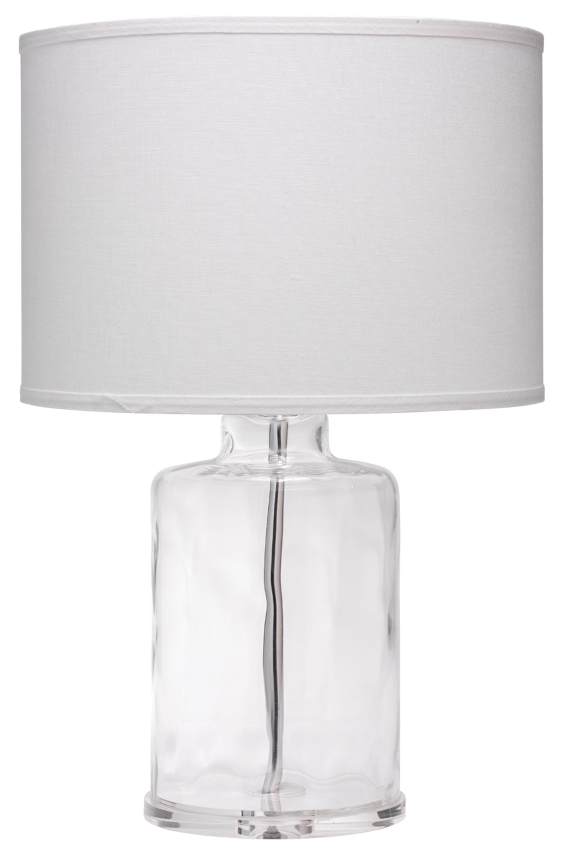 Napa Glass Table Lamp with Linen Shade