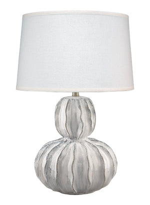 Oceane Gourd Ceramic Table Lamp with Linen Shade