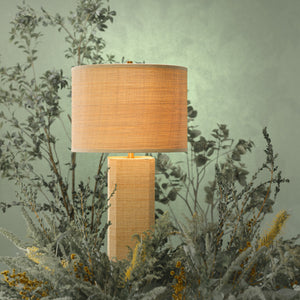 Utopia Raffia Table Lamp with Raffia Shade