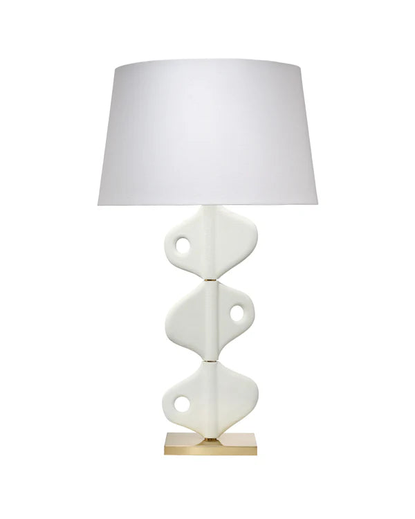Vertebrae Table Lamp, White Plaster