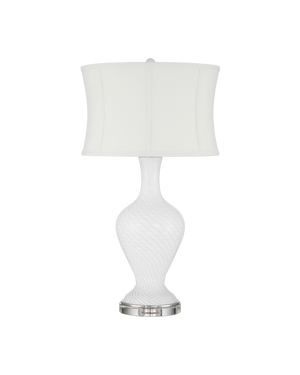 Zeta White Table Lamp