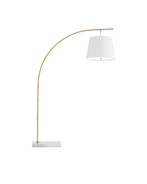 Cloister Medium Brass Floor Lamp
