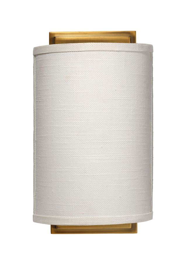 Riley Wall Sconce in White Linen