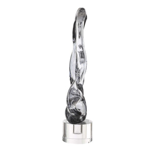 Uttermost Luminous Twist Glass Sculpture