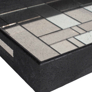 Uttermost Modern Mosaic Antique Mirrored Tray