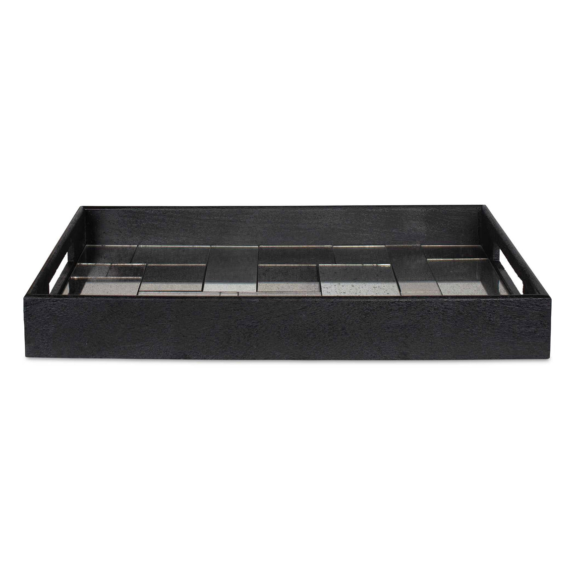 Uttermost Modern Mosaic Antique Mirrored Tray