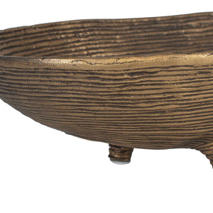 Uttermost Stratum Oval Brass Bowls Set/2