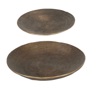 Uttermost Stratum Oval Brass Bowls Set/2 (Copy)