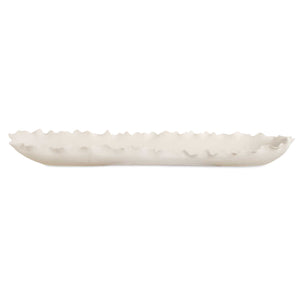 Uttermost Ripple Crest White Bowl